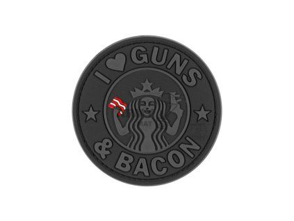 Guns and Bacon Rubber Patch (Barva Blackops)