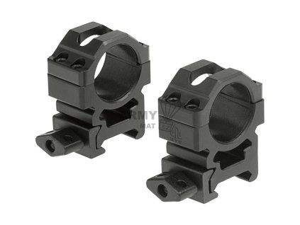 25.4mm CNC Mount Rings Medium (Barva Black)