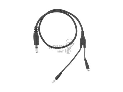 Y-Shaped Cable 3.5mm Jack / 2.5mm Female Jack / U-174 Male Jack for M31 Plus