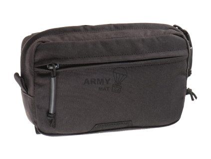 Medium Horizontal Utility Pouch Zipped Core (Barva Black)