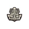 Ghost Ship Skull Rubber Patch