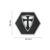 Recte Faciendo Shield Rubber Patch (Barva Multicolor)