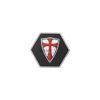 Recte Faciendo Shield Rubber Patch (Barva Multicolor)
