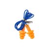 MaxDefense Silicone Cord Ear Plugs NRR28 100 Pairs Box