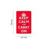 Keep Calm Rubber Patch (Barva Multicolor)