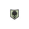 SOF Skull Rubber Patch (Barva Green)