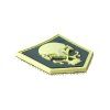SOF Skull Rubber Patch (Barva Green)