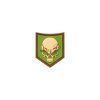 SOF Skull Rubber Patch (Barva Green)