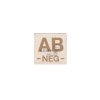 AB Neg Bloodgroup Patch