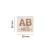 AB Neg Bloodgroup Patch (Barva Desert)