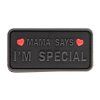 Mama Says I'm Special Patch (Barva Black)