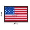 USA Flag Patch (Barva Black)