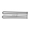 Gear Tie Reusable Rubber Twist Tie 12" 2pcs (Barva Black)