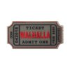 54089 12 large walhalla ticket rubber patch