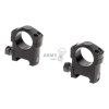 25.4mm 1“ Medium Profile Weaver Rings (Barva Black)