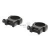 30mm Medium Profile Weaver Rings (Barva Black)