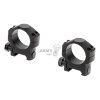 30mm Low Profile Weaver Rings (Barva Black)