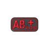 Bloodtype Rubber Patch AB Pos (Barva Blackops)