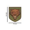 Wolf Shield Rubber Patch (Barva Grey)