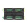55334 4 green twin fiber optics front sight 3 0 ma thread