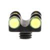 55334 5 green twin fiber optics front sight 3 0 ma thread