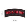 This is the Way Rubber Patch (Barva Multicolor)