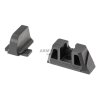 Iron Front and Rear sights for Sig Sauer P320 Suppressor Height