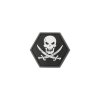 No Fear Pirate Rubber Patch