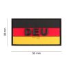 Small German Flag Rubber Patch