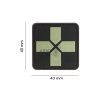 Red Cross Rubber Patch 40mm (Barva Blackops)