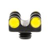 Yellow Twin Fiber Optics Front Sight 3,0 MA Thread