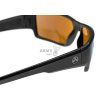 58436 11 ascent polarized black frame bronze lens blue mirror
