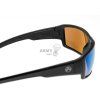 58436 9 ascent polarized black frame bronze lens blue mirror