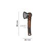 Viking Northmen Axe Rubber Patch (Barva Multicolor)