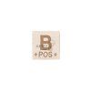 B Pos Bloodgroup Patch (Barva Desert)