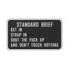Standardbriefing Rubber Patch (Barva Multicolor)