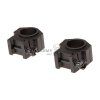 30mm / 25.4mm Tactical Mounting Rings - Medium Height (Barva Black)