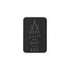 Keep Calm EDC Rubber Patch (Barva Blackops)