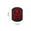Molon Labe Rubber Patch (Barva White)