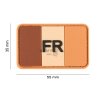 France Flag Rubber Patch