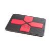 Big Red Cross Medic Rubber Patch (Barva Grey)