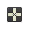 Big Red Cross Medic Rubber Patch (Barva Grey)