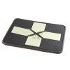 Big Red Cross Medic Rubber Patch (Barva Grey)