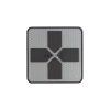 Big Red Cross Medic Rubber Patch (Barva Grey)