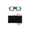 61226 13 apex polarized black frame bronze lens blue mirror
