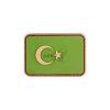 Turkey Flag Rubber Patch (Barva Green)