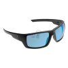 63293 7 apex polarized black frame violet lens green mirror