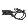 M56 Dual Comm Tactical PTT for 2x Motorola Two Pin (Barva Black)