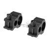 1-Inch Tactical Rings Extra High (Barva Black)