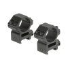 25.4mm Mount Rings Medium (Barva Black)